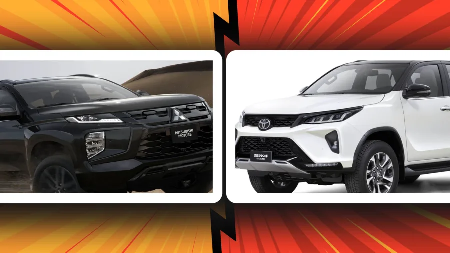 Toyota SW4 2025 ou Mitsubishi Pajero Sport 2025: Qual o melhor SUV de 7 lugares?