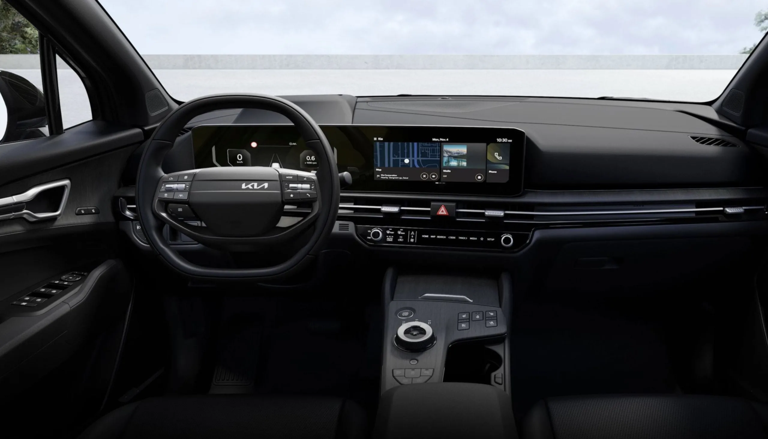 O Sportage EX Prestige 1.6 2026 usa câmbio automatizado de 7 marchas com dupla embreagem, oferecendo trocas rápidas e condução prática no dia a dia em diferentes ritmos.