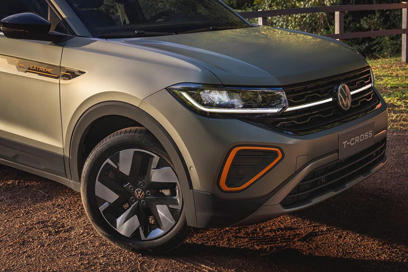Volkswagen T-Cross Extreme 2026 aposta em visual mais agressivo e detalhes exclusivos; confira ficha técnica, preço e consumo do SUV de 150 cv