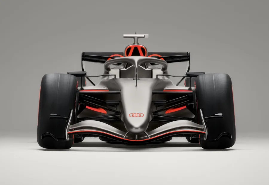 A Audi mostrou em Munique a prévia do R26 Concept, o carro que marca sua estreia na Fórmula 1 em 2026, revelando a nova identidade visual que guiará toda a marca.