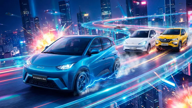 BYD Dolphin Mini é o carro elétrico mais eficiente segundo o Inmetro; veja lista completa