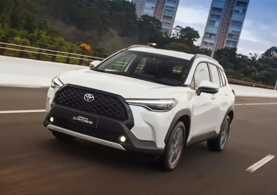 Toyota Corolla Cross foi o SUV médio que mais resistiu à queda de valor entre 2024 e 2025