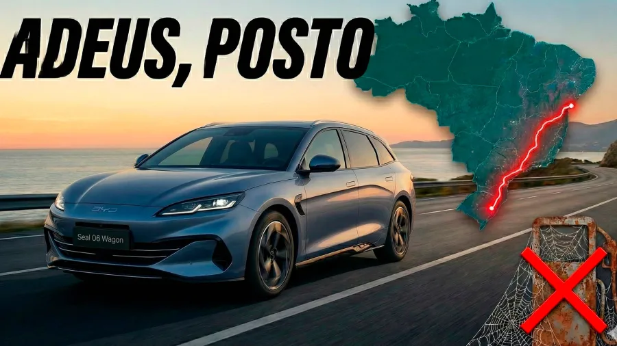 BYD Seal 06: Nova Perua Pode ir de SP à Bahia Sem Abastecer (Veja os Números do Motor Híbrido)