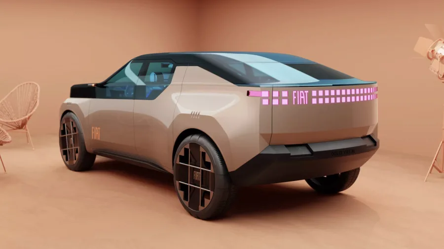 Vazou o interior do novo Fiat Fastback 2027 com console oval baseado no Panda