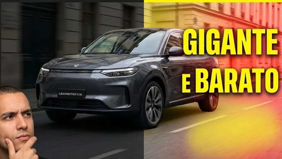 Leapmotor C10 chega por R$ 189 mil com porte de Jeep Commander e gestão Stellantis