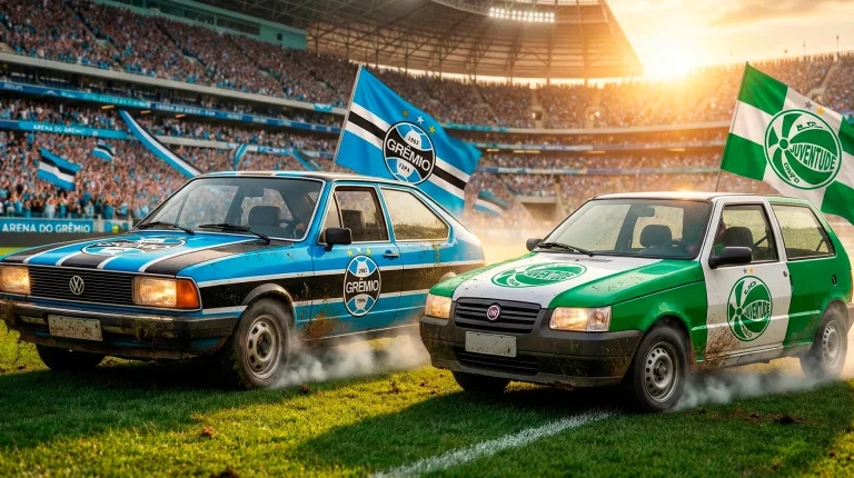 Grêmio x Juventude: onde assistir ao vivo hoje; se fossem carros, seria VW Passat contra Fiat Uno Mille pelo Campeonato Gaúcho