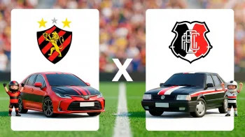 Sport Recife x Santa Cruz Onde assistir ao vivo: Sport x Santa Cruz: onde assistir ao vivo, se fossem carros seriam Toyota Corolla x Volkswagen Santana