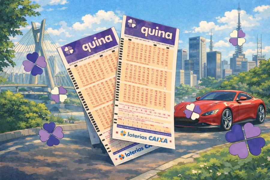 Resultado Quina 6937, 6936, 6935 e últimos 10 sorteios; concurso 6938 de hoje, terça 27/01/2026 pode pagar R$ 11.200.000; valor compraria comprar Ferrari Roma novinha