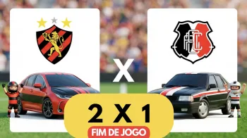 Sport vence Santa Cruz no fim e garante vaga direta na semifinal; se fossem carros seriam Toyota Corolla x Volkswagen Santana