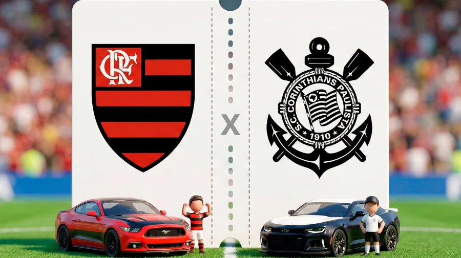 Flamengo x Corinthians: onde assistir ao vivo; quando Ford Mustang encara Chevrolet Camaro na final da Supercopa Rei do Brasil