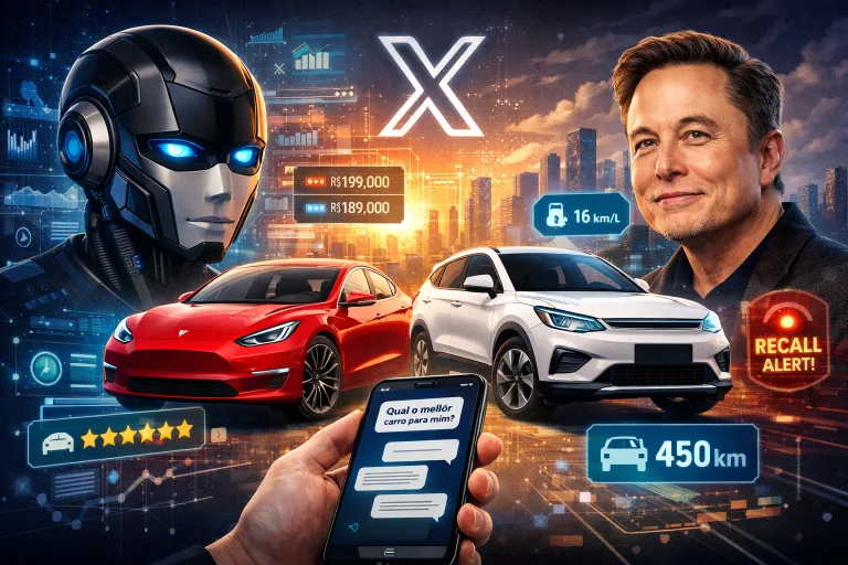 Perguntei ao Grok, IA de Elon Musk concorrente do ChatGPT, se devo comprar um BYD ou Tesla: A resposta foi surpreendente