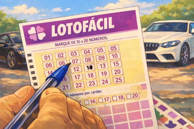 Resultado Lotofácil 3602 HOJE, sábado, 31/01/2026: prêmio de R$ 5 milhões permitiria montar frota popular com até 65 carros zero km