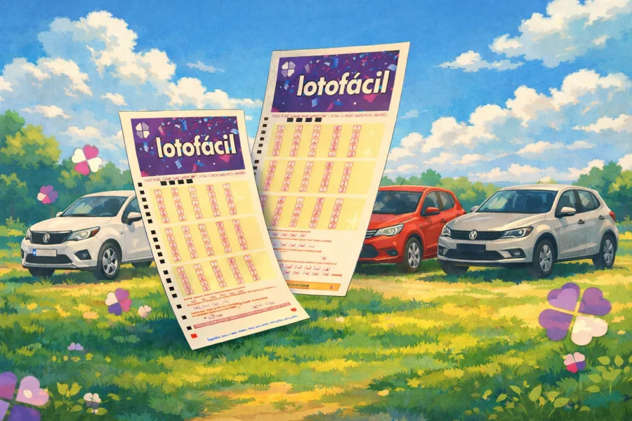 Resultado Lotofácil Concurso 3600, hoje, quinta-feira, 29/01/2026: NÚMEROS SORTEADOS; prêmio de R$ 14 milhões permite montar frota com Fiat Mobi, Chevrolet Onix e Volkswagen Polo 2026 e ainda sobra caixa