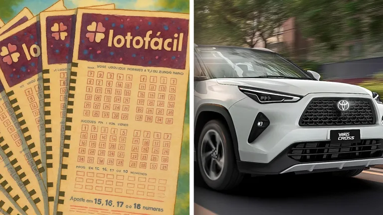 Resultado Lotofácil 3591: prêmio de R$ 5,5 milhões acumula e daria para montar uma frota com 28 Toyota Yaris Cross XRX Hybrid 1.5 2026