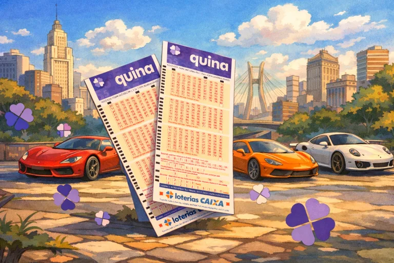 Resultado Quina de ontem, concurso 6939 de 28/01/2026: Com R$ 13,7 milhões é possível montar garagem com Ferrari 296 GTB, Lamborghini Huracán EVO, McLaren 720S e Porsche 911 Turbo S