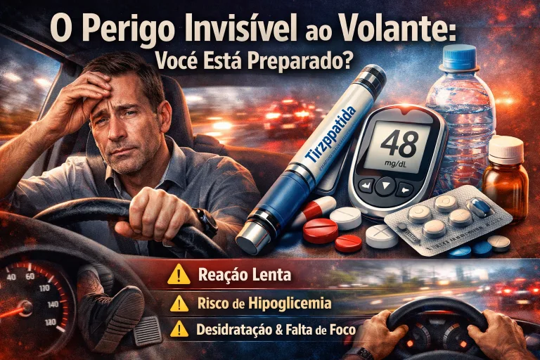 Tirzepatida, canetas emagrecedoras e volante: quando o corpo vira o ponto fraco do conjunto