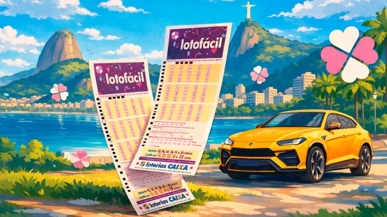 Resultado Lotofácil Concurso 3599 desta quarta-feira, 28/01/2026: prêmio de R$ 5 milhões pode pagar uma Lamborghini Urus SE 2026 e ainda deixar mais de R$ 1,6 milhão em caixa