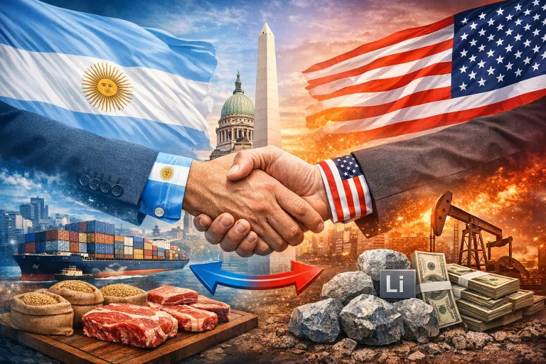 Argentina e EUA fecham acordo comercial que amplia exportações e pressiona Congresso argentino