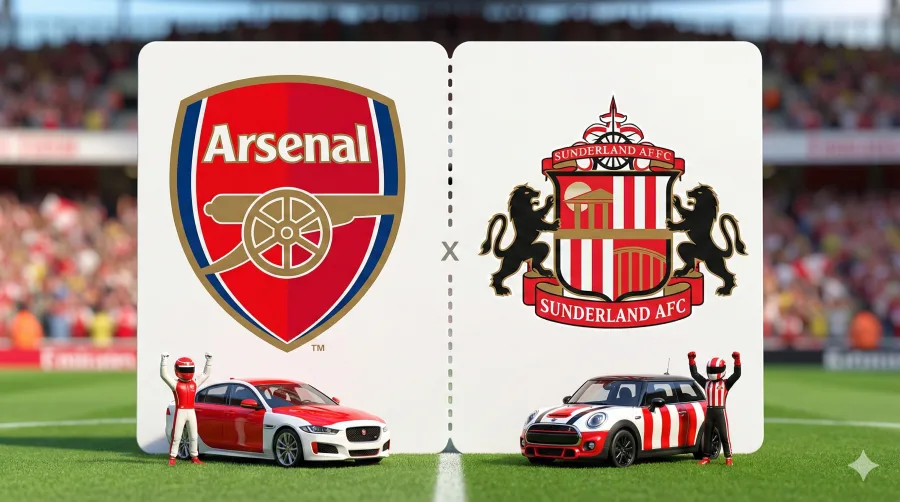 Arsenal x Sunderland: onde assistir ao vivo hoje 07/02, quando o futebol vira Jaguar XE contra Mini Cooper, Premier League, 25ª rodada