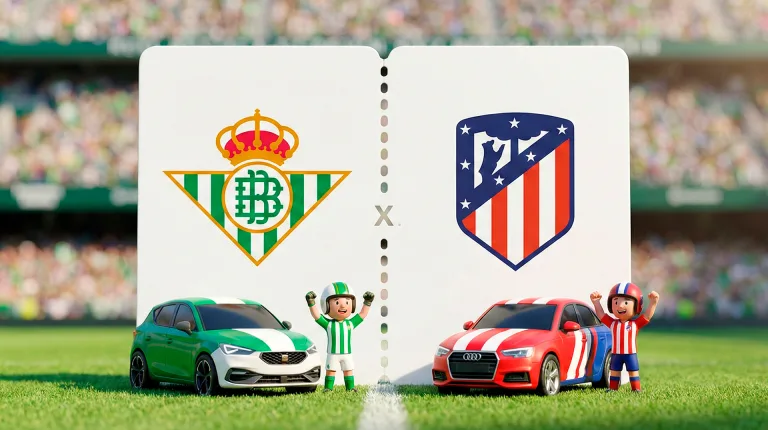 Betis x Atlético Madrid onde assistir ao vivo hoje 05/02, se o jogo fosse SEAT León contra Audi A4 na Copa do Rei, quartas de final