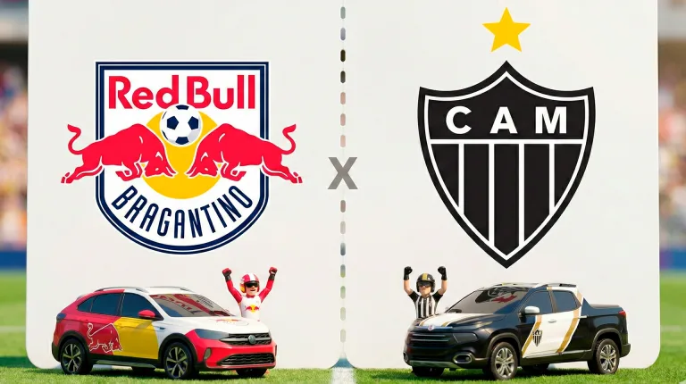 Bragantino x Atlético-MG: onde assistir ao vivo hoje 04/02, carros em pista e duelo de projetos, Campeonato Brasileiro Série A, 2ª rodada