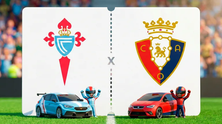 Celta de Vigo x Osasuna: onde assistir ao vivo hoje 06/2, se fossem carros seria Seat Leon x Seat Ibiza, duelo espanhol na La Liga 23ª rodada