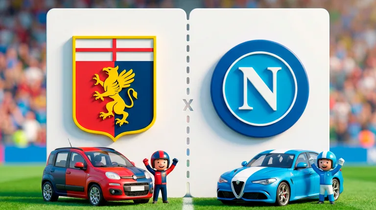 Genoa x Napoli: onde assistir ao vivo hoje 7/2/2026, se fossem carros seria Fiat Panda contra Alfa Romeo Giulia, duelo da Serie A, 24ª rodada