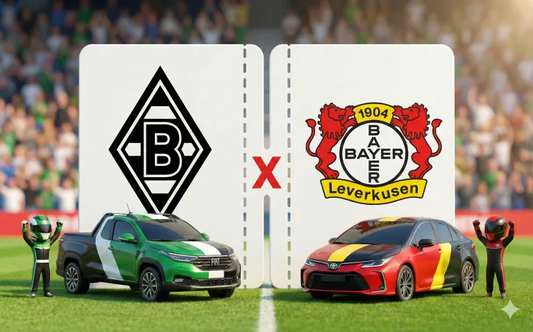 Jogo Bayer Leverkusen x Borussia M’gladbach: onde assistir ao vivo hoje 07/02, se fossem carros seriam Fiat Strada x Toyota Corolla na Bundesliga, 21ª rodada