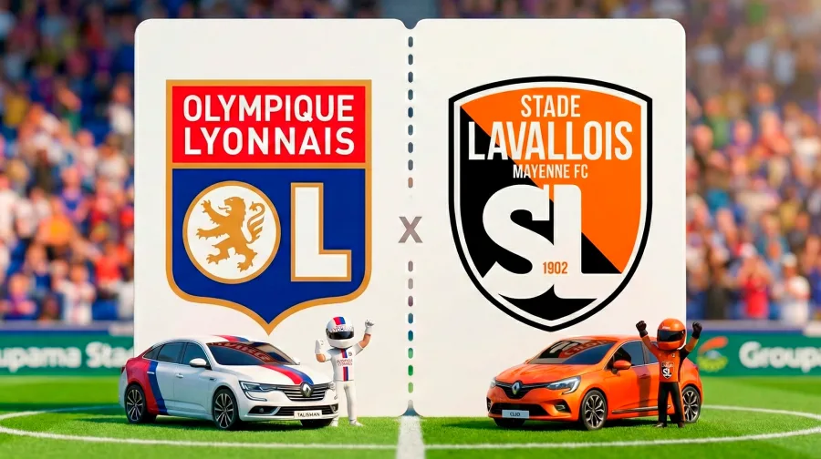 Lyon x Laval: onde assistir ao vivo hoje 04/02/2026; quando um Renault Talisman encara um Renault Clio na Copa da França, oitavas de final