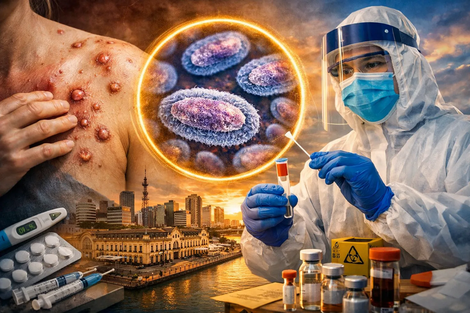 Novo vírus Mpox já chegou no Brasil; Rio Grande do Sul confirma primeiro caso de mpox em 2026 e reacende alerta sanitário