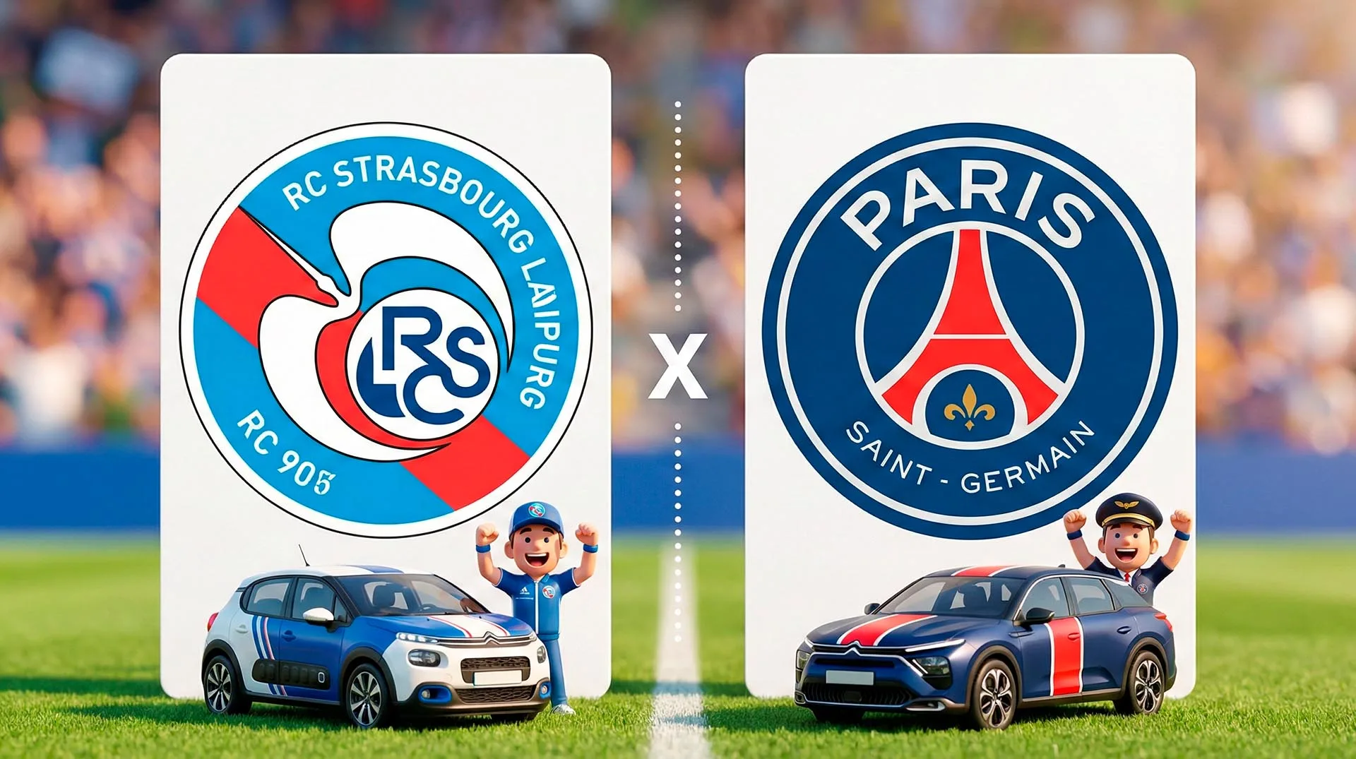 RC Strasbourg x PSG onde assistir ao vivo; Citroën C3 enfrenta o C5 X ...