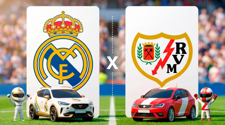 Real Madrid x Rayo Vallecano onde assistir ao vivo; quando o futebol vira Cupra Formentor contra Seat Ibiza na La Liga, 22ª rodada