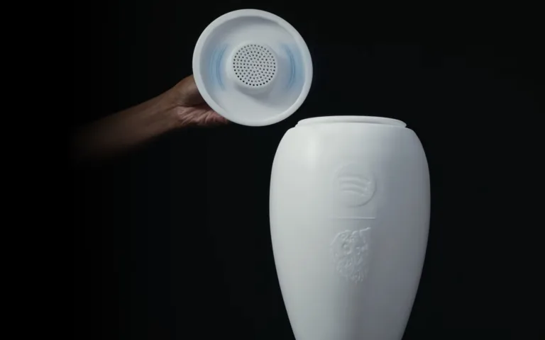 Spotify e Liquid Death lançam urna funerária com alto-falante por US$ 495 e transforma playlist em legado musical