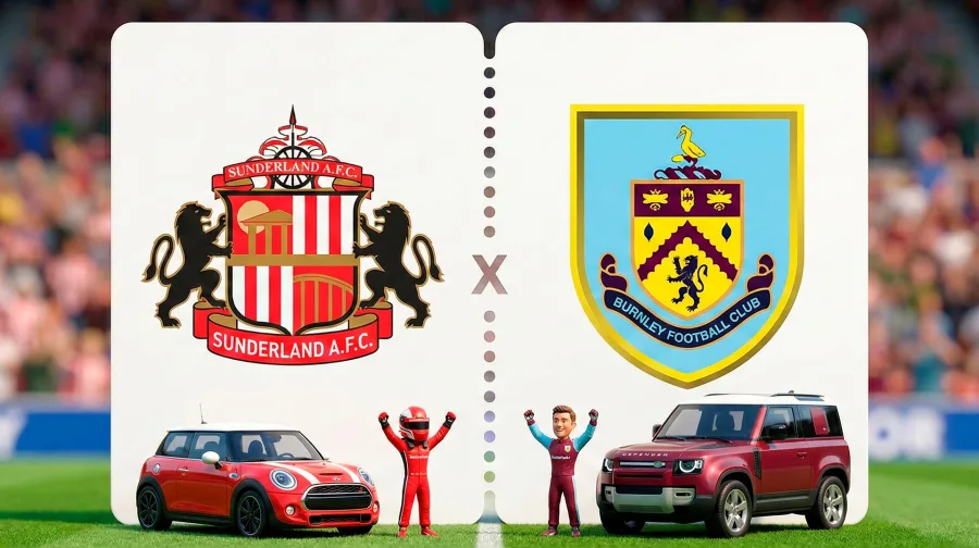 Sunderland x Burnley onde assistir ao vivo; se esse jogo fosse um duelo de carros, seria Mini Cooper x Land Rover Defender na 24ª rodada da Premier League 2025/26