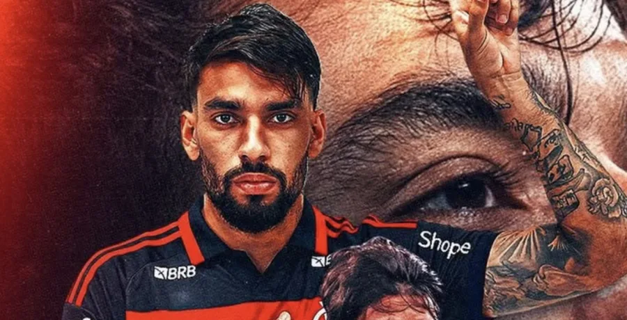 Lucas Paquetá leva amarelo aos 4 minutos e arbitragem endurece início de Flamengo x Internacional