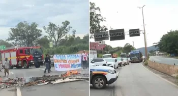 Manifestação Anel Rodoviário BH hoje causou trânsito intenso: Trecho liberado; veja o que aconteceu