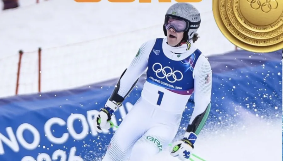 Brasil faz história e encerra Jogos de Inverno de 2026 com ouro inédito e delegação recorde