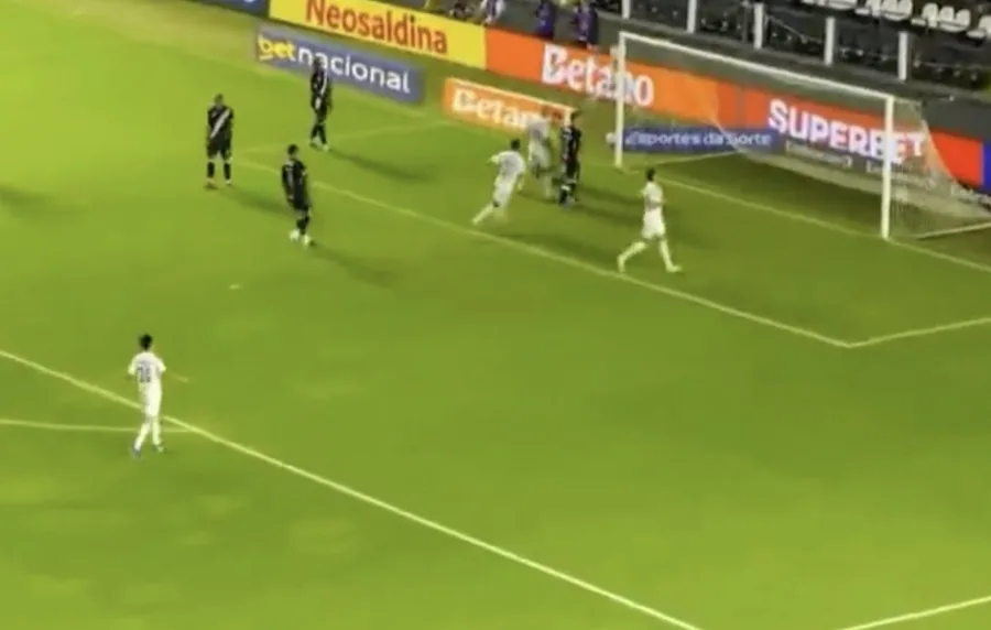 Neymar do Santos marcou no primeiro tempo e abriu o placar em Santos x Vasco na Vila Belmiro; Veja o vídeo