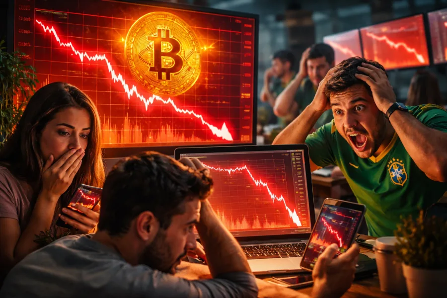 Bitcoin Hoje caiu abaixo 70 mil em dólar e deixa investidores de criptomoedas muito preocupados; entenda o motivo