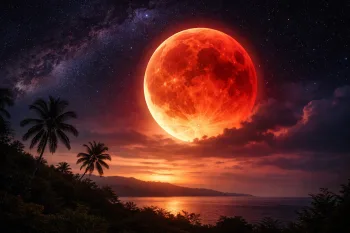 Eclipse da Lua em 3 de março terá tom vermelho, mas Brasil verá só parte do espetáculo no céu