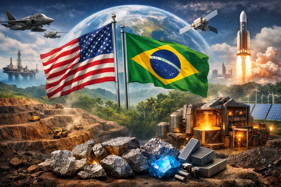 Depois da Venezuela, Estados Unidos passam a tratar o Brasil como território estratégico na disputa global por minerais críticos