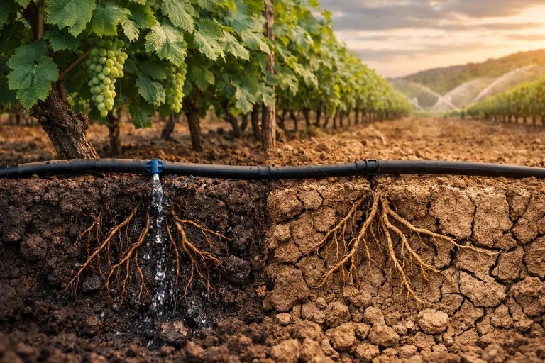 Nova técnica de irrigação alternada avança no campo e reduz consumo hídrico em até 50%