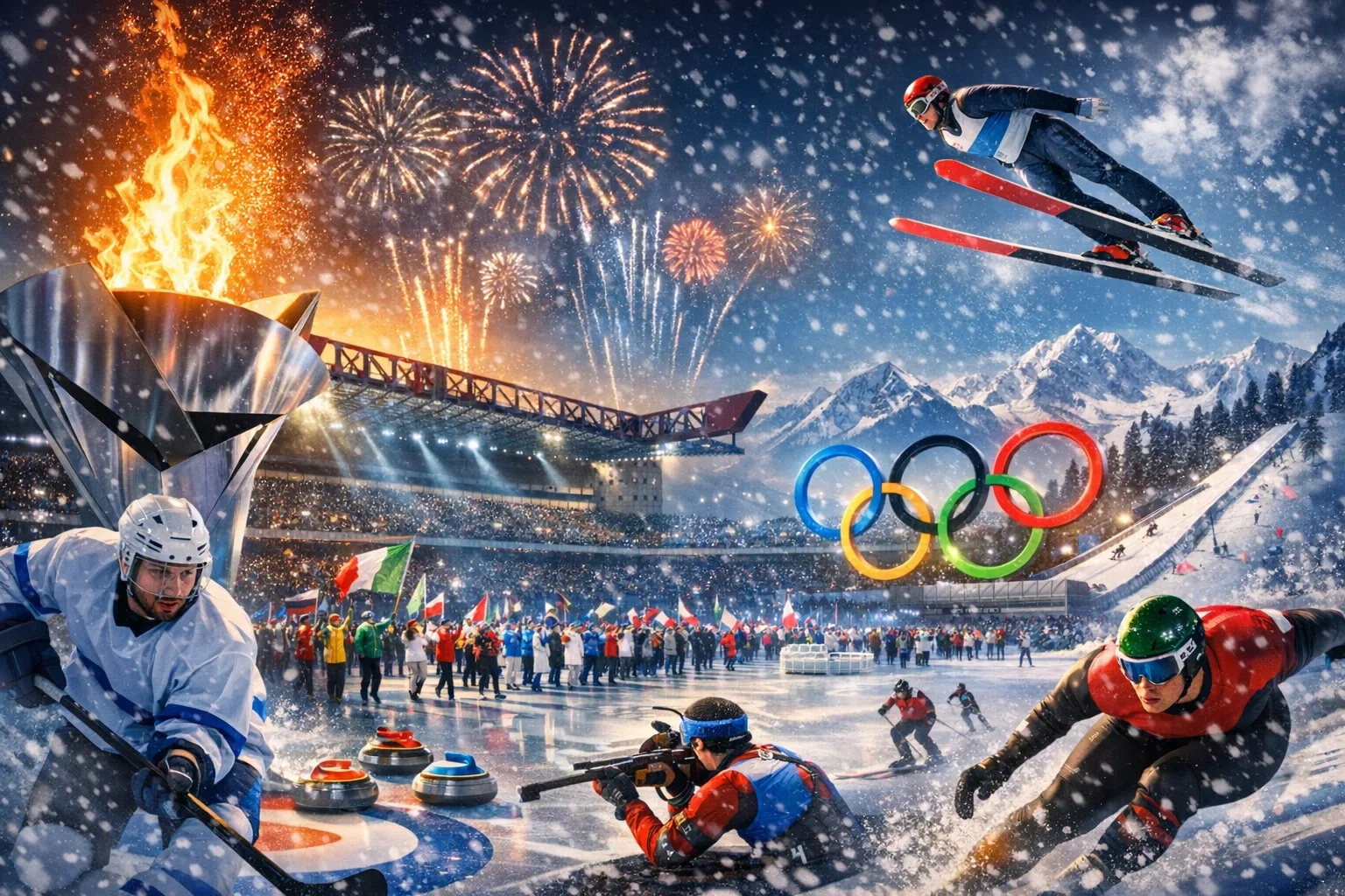 Abertura Olimpíadas de Inverno 2026 Horário e Onde assistir Ao Vivo ...
