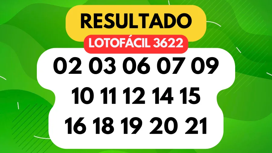 Resultado Lotofácil de ontem, concurso 3622 de 26/02/2026: Valor do prêmio paga um Fiat Mobi Like 2026 0KM à vista e ainda sobram R$ 1.748.847,38