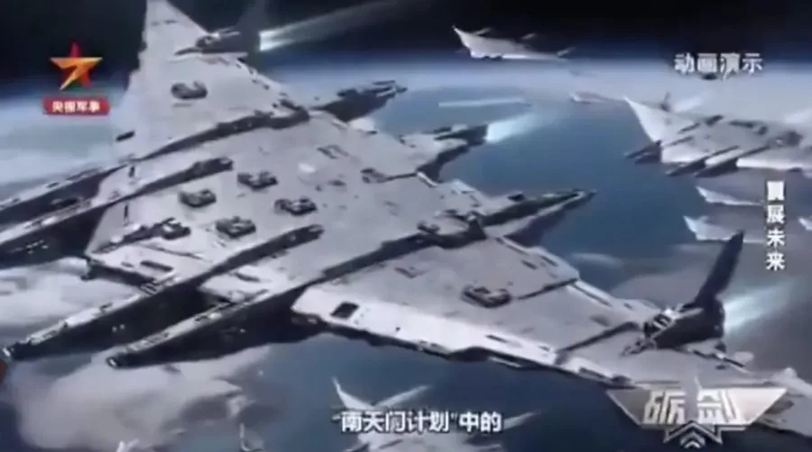 China divulga plano de aeronave militar gigante inspirada em ficção científica de Star Wars