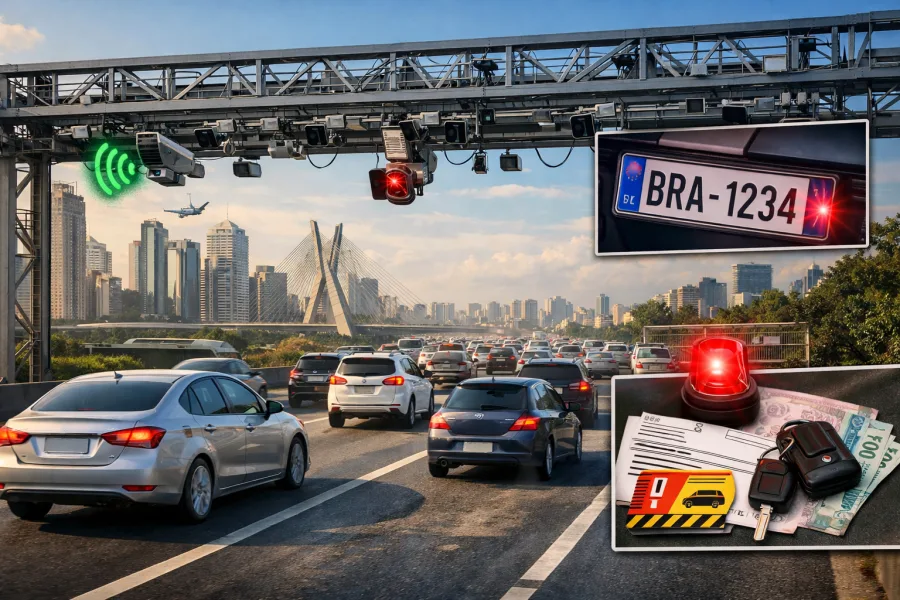 Free flow em São Paulo: como funciona e o que acontece após 30 dias sem pagar