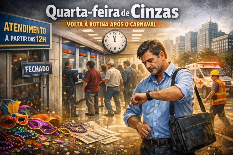 Quarta-feira de cinzas é feriado ou ponto facultativo? Entenda como vai funcionar em 2026