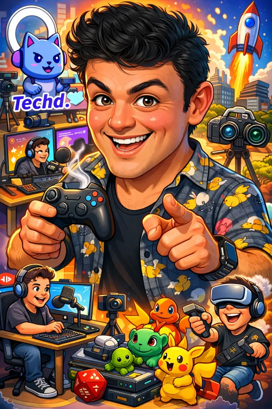 Crie uma caricatura de mim e do meu trabalho com base em tudo o que você sabe sobre mim; Como fazer no ChatGPT