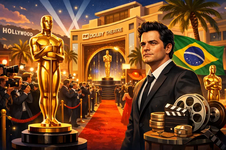 Horário Oscar 2026 hoje 15/03: onde assistir e por que o filme brasileiro “O Agente Secreto” virou um dos assuntos mais comentados da premiação