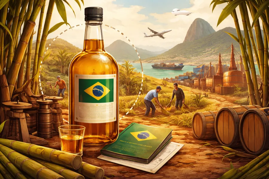 Qual bebida por lei só pode ser feita no Brasil?